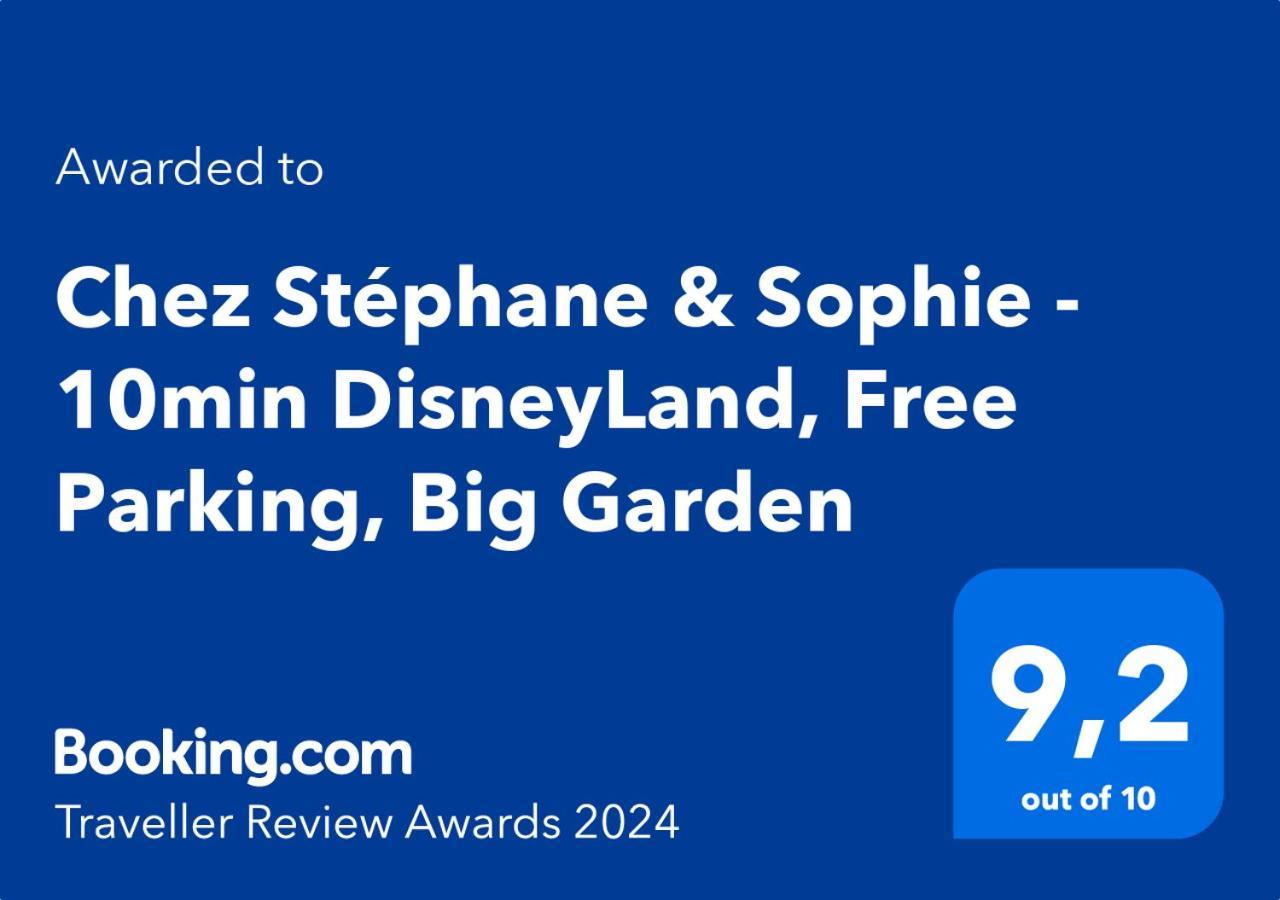 Chez Stephane & Sophie - 10Min Disneyland, Free Parking, Big Garden Montévrain Exterior foto